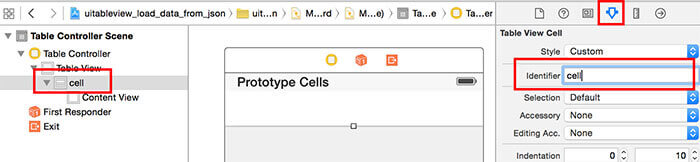 Swift: cell identifier